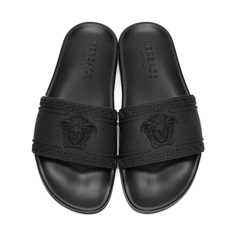 versace sliders mens|versace clog mule for men.